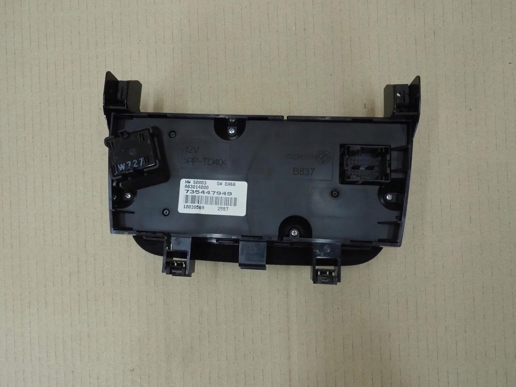 фото №10, Панель блок управления обдув climatronic кондиционер 735447949 fiat grande punto