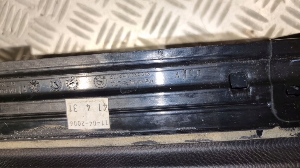 фото №7, Bmw 5 e60 e61 бардачок панелі пасажира передня частина чорний 7034079 7034081 7063499