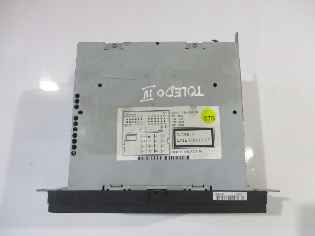 фото №4, Радио радиопроигрыватель cd mp3 seat toledo iv 6ja035186