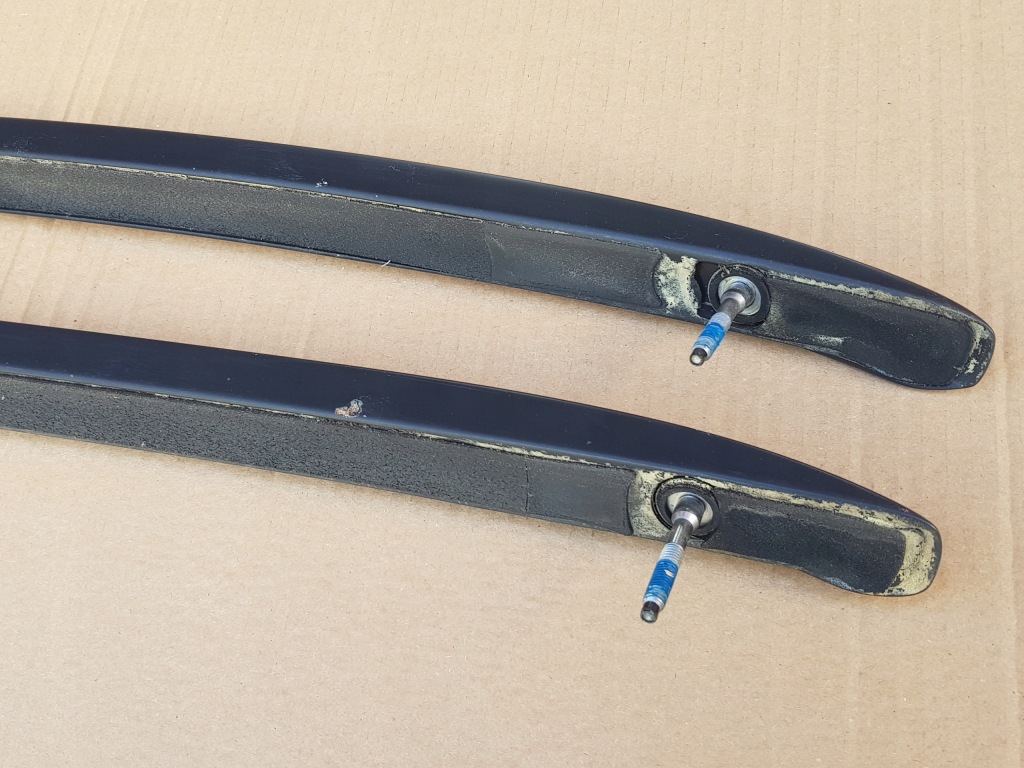 Купить Комплект рейлингов кровельные / audi a6 c6 универсал - avant / чёрные матовый