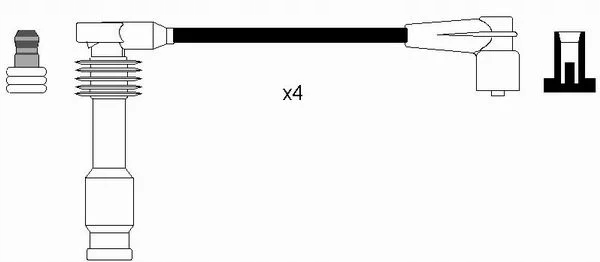 фото №2, Дроти запалювання ngk 0810