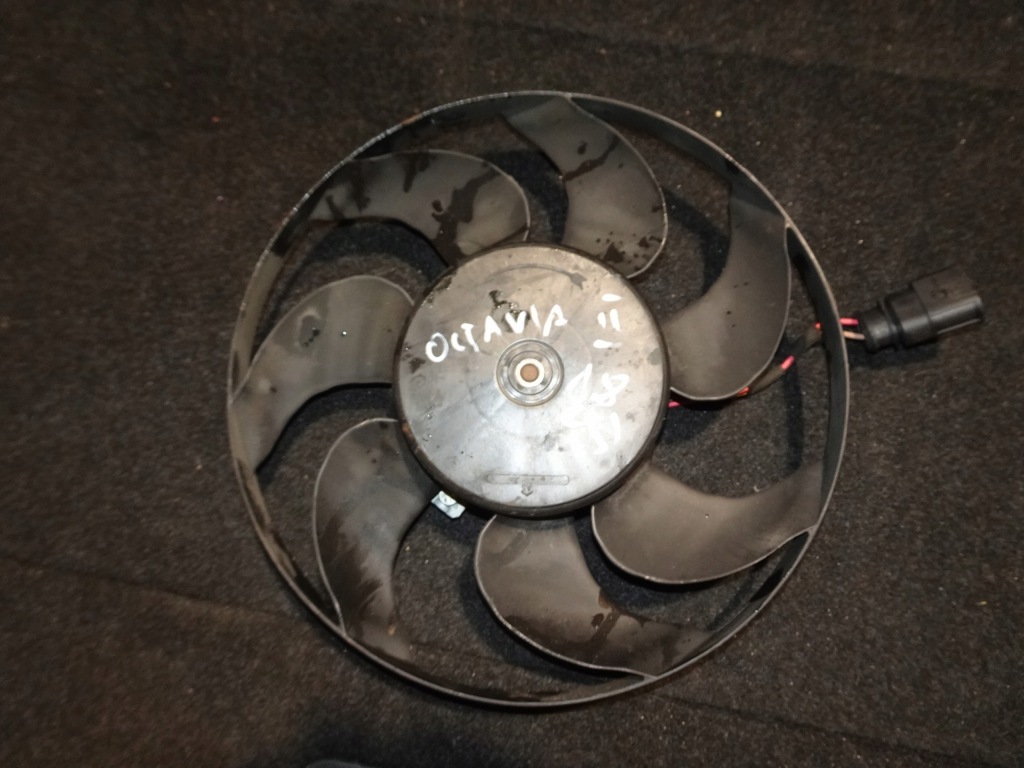 фото №1, Skoda octavia ii fl 1.8 tsi вентилятор малий