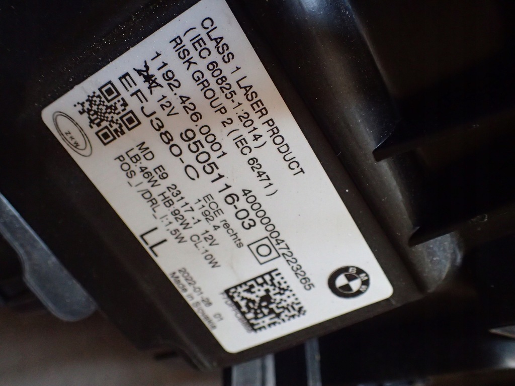 фото №16, Лампа перед права bmw 4 iv g22 g23 g26 laser 9505116-03