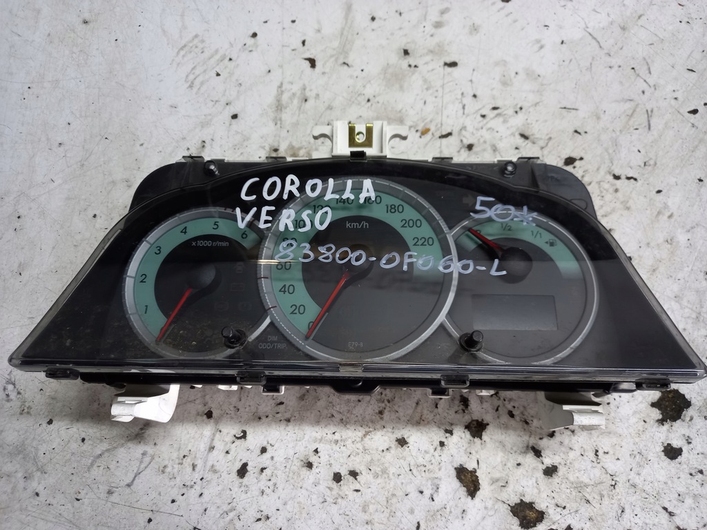 фото №1, Лічильник прилади toyota corolla verso 838000f060l