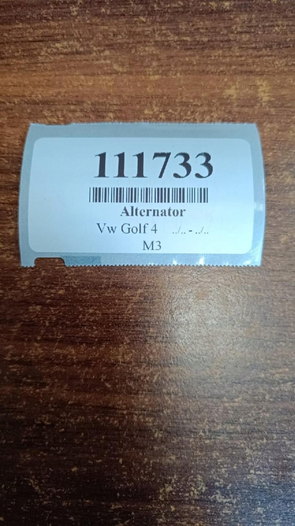 Vw golf iv 1.4 генератор 0124315004 Зі Шроту