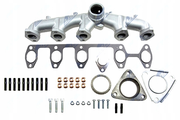 фото №11, Коллектор выпускной vw t5 2.5tdi 03- vw touareg 03- набор коллектор +