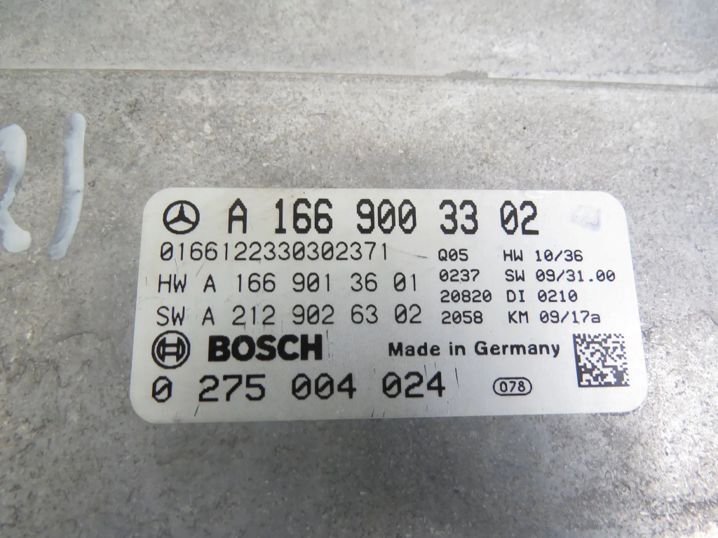 фото №8, Модуль блок управления ночь vision 1669003302 mercedes cls w218 e w212 ml w166