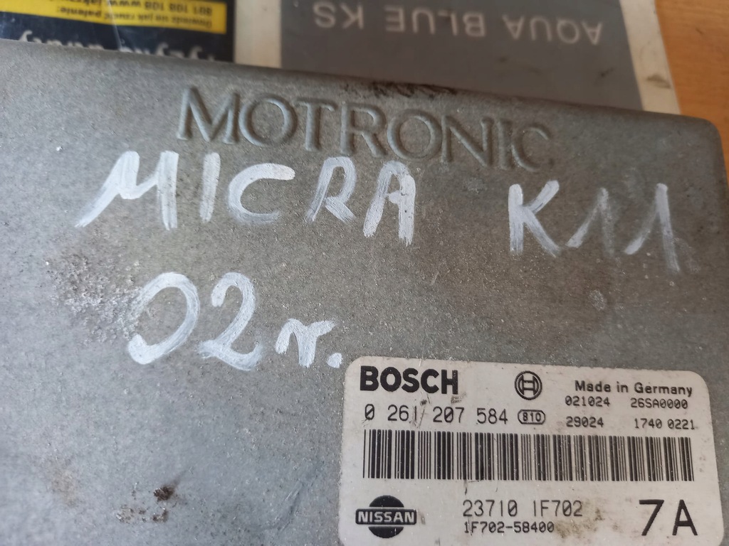 фото №4, Nissan micra k11 бортовой компьютер двигателя 0261207584