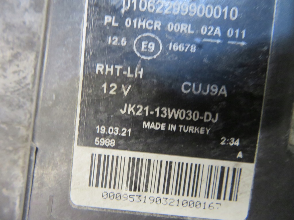 фото №12, Лампа перед левый led линза ford transit custom lift 19-23r