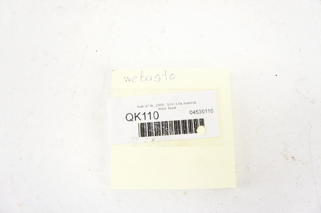 фото №7, Qk110 audi q7 4l 3.0d webasto 4l0265105j