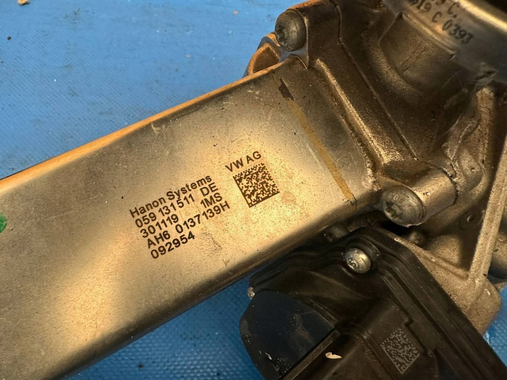 фото №3, Радиатор выхлопных газов egr audi crt 059131511de 059131501ak