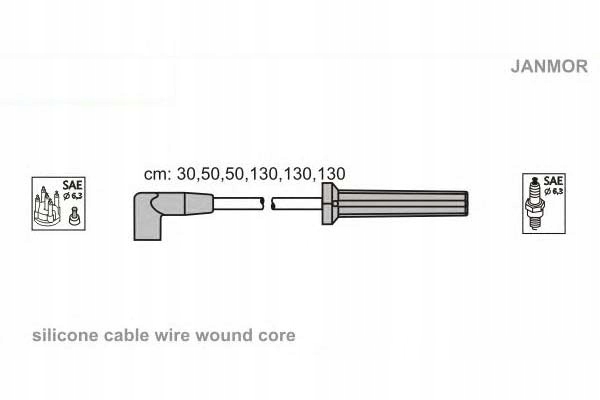 фото №2, Janmor дроти запалювання buick le sabre 3.8