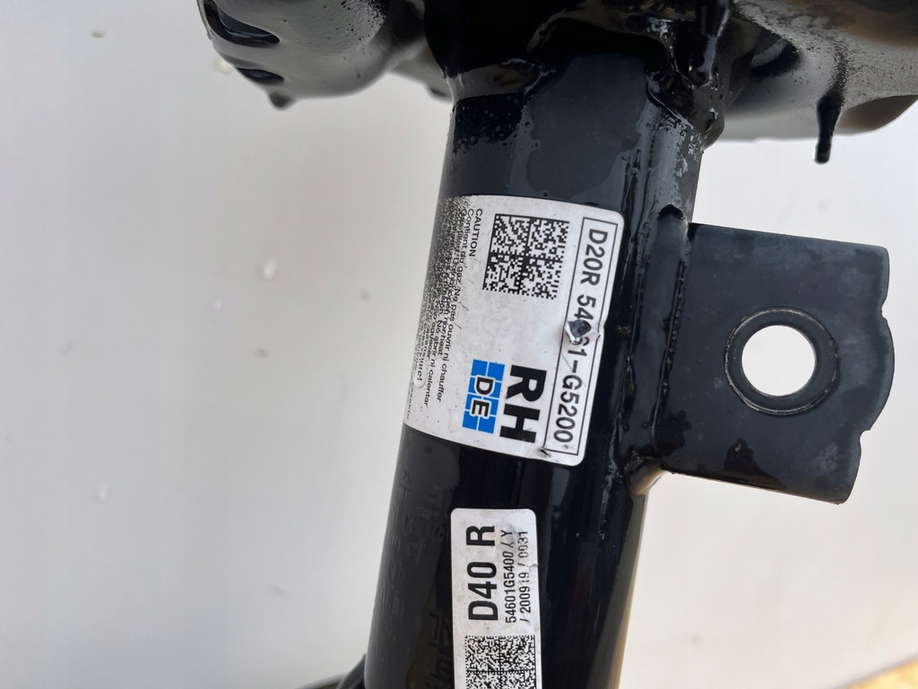 фото №6, Kia niro i 1.6 амортизационная стойка поворотный кулак амортизатор правый перед