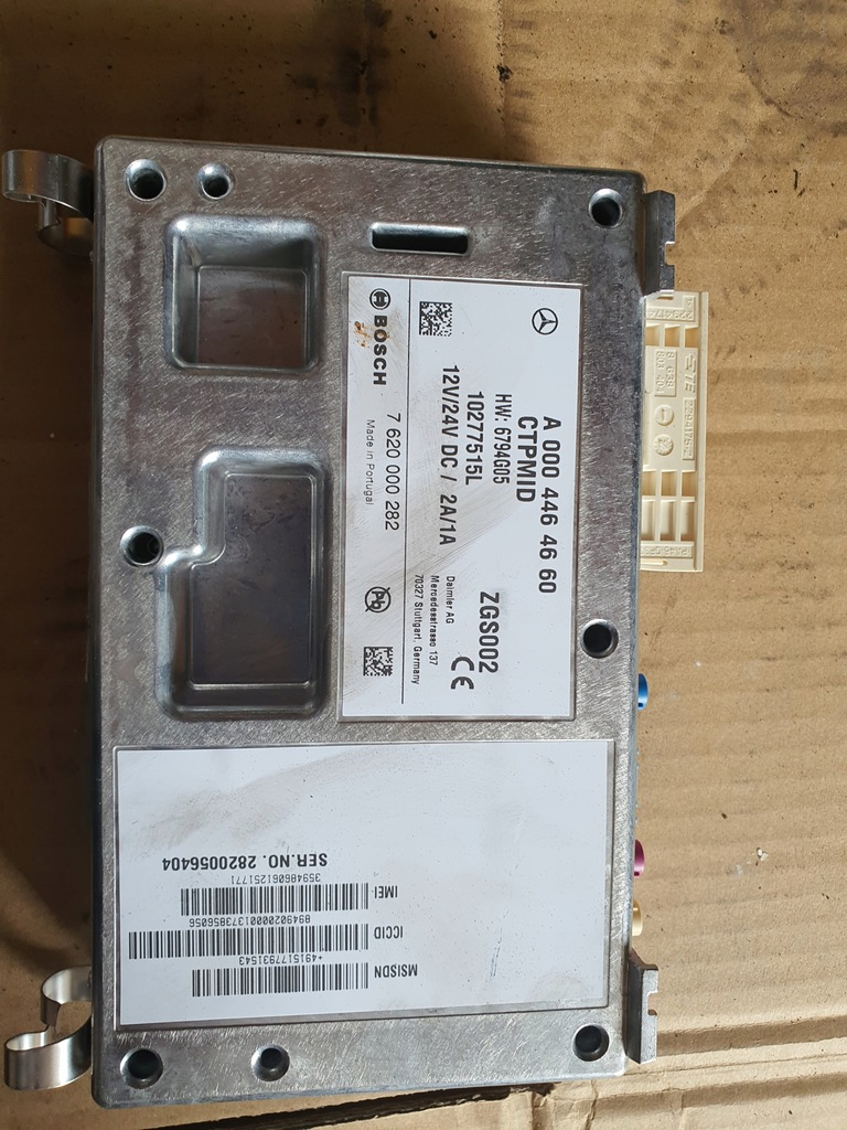фото №1, Модуль блок керування telematik mercedes actros mp 4- 0004464660