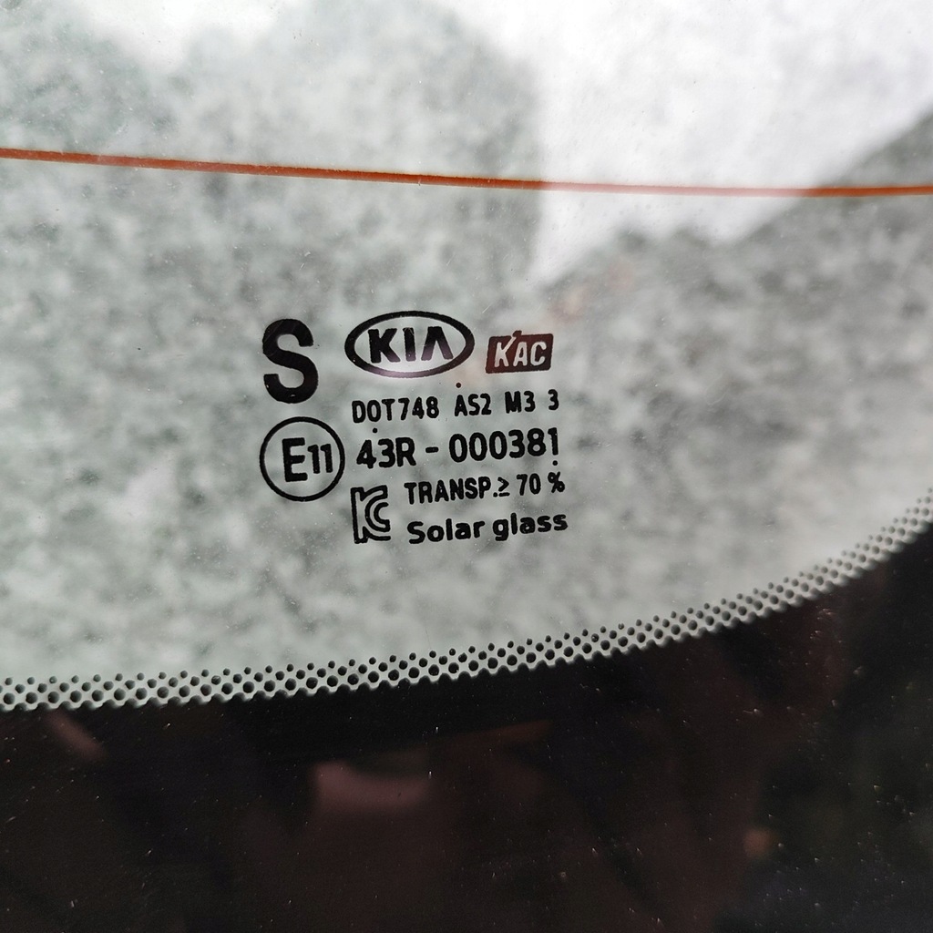 фото №10, Kia optima iv 15-19 sedan стекло задняя задняя 18r