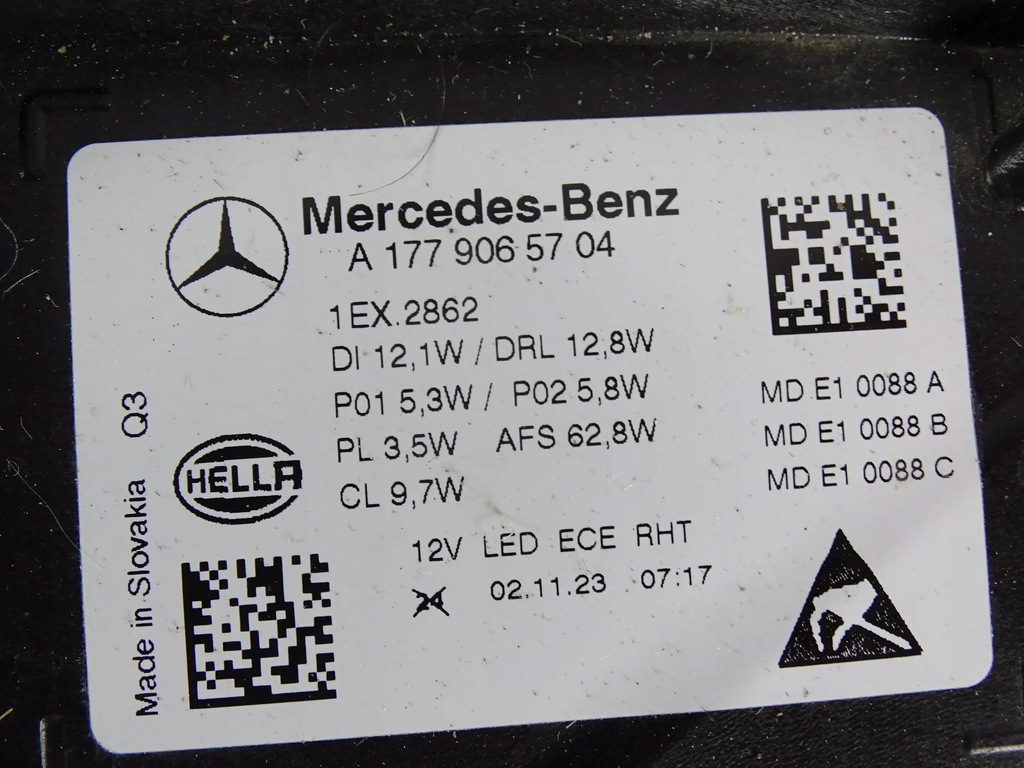 фото №9, Лампа mercedes a klasa w177 a1779065704