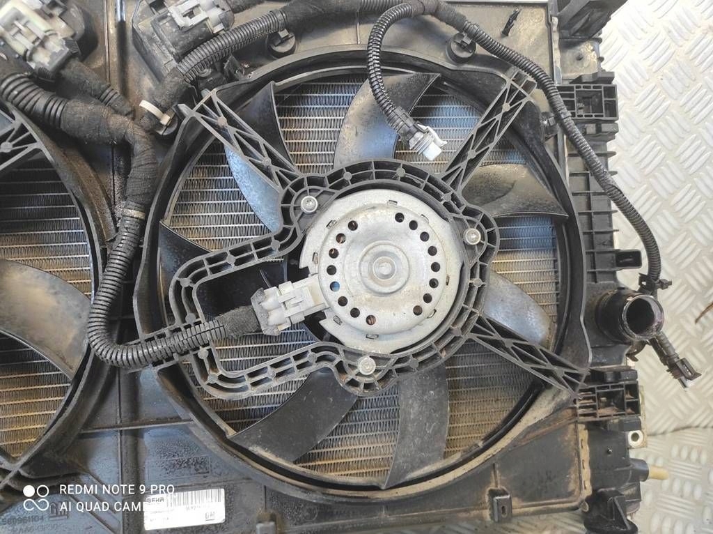 фото №6, Opel meriva b 1.7 радиатор радиатор вентилятор 13330998 13331005 13289249