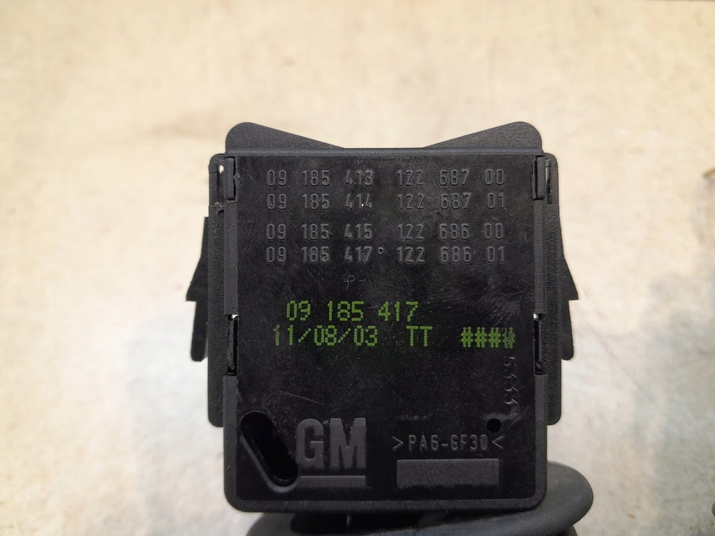 фото №6, Перемикач поворотники opel corsa c 09185413