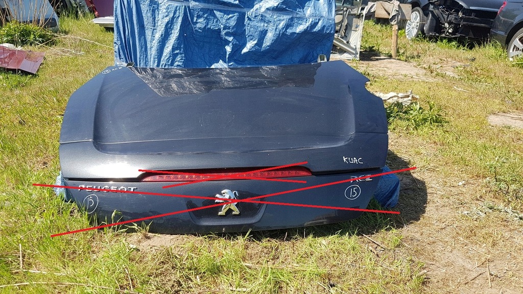 фото №1, Кришка багажника багажника kuac peugeot rcz