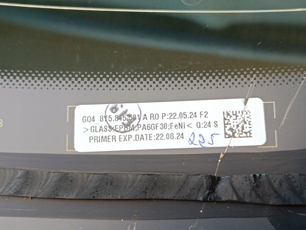 фото №11, Audi a3 8y lift 1.5 tsi 85kw стекло задняя as3 sedan с 2024 roku 8y5845501a