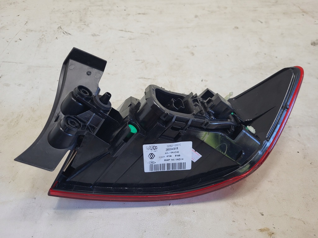 фото №7, Лампа левая задняя задняя renault clio iv 2665554091r
