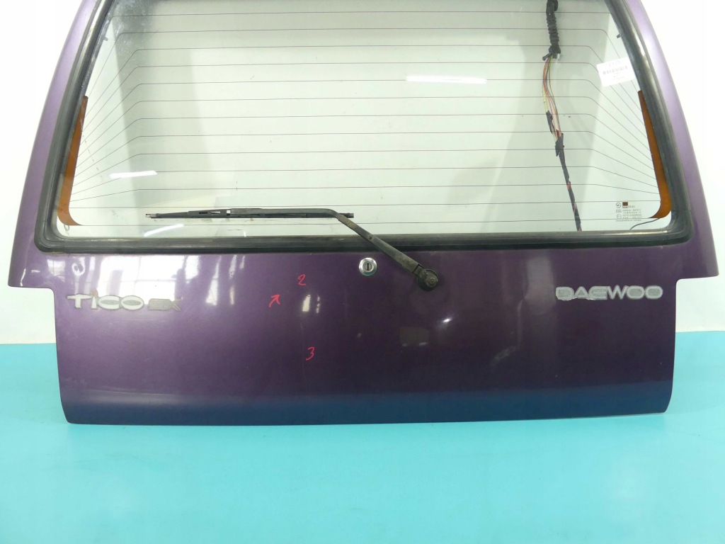 фото №5, Кришка багажника багажника задня скло daewoo tico fioletowy