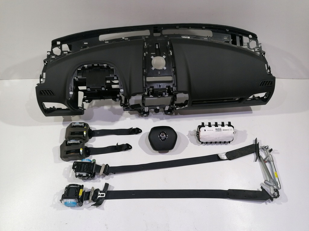 фото №1, Renault koleos 2 ii 2018 панель приладів консоль подушка безпеки подушки безпеки ремені oryg демонтаж