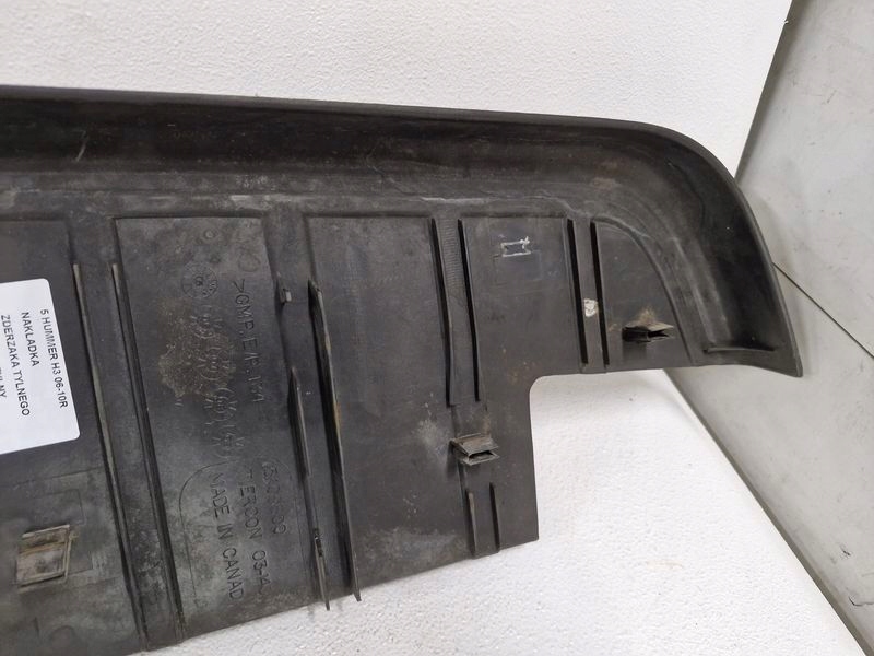 фото №11, Hummer h3 06-10r накладка бампера заднего бампер задняя оригинал