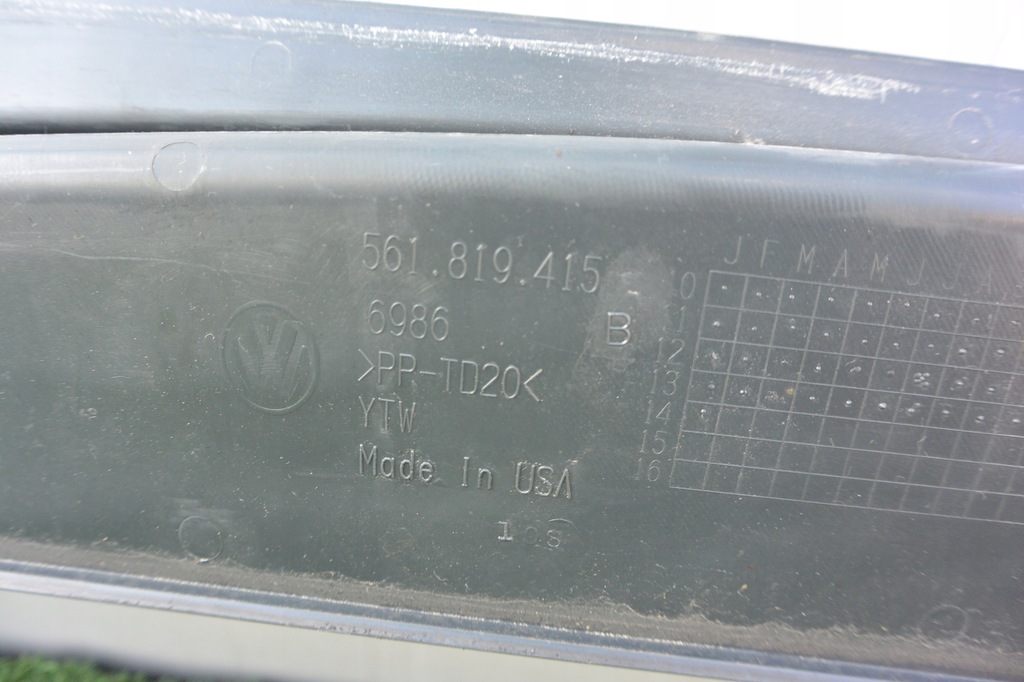 фото №8, Жабо пластиковый 561819415 vw passat b7 b8 usa