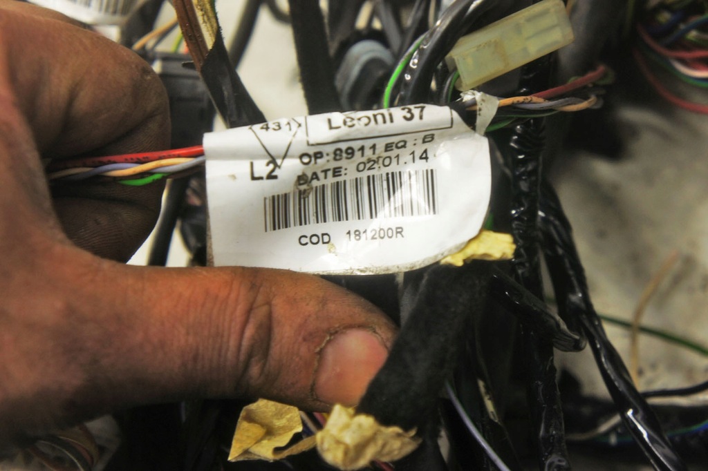 фото №8, Nm190 dacia lodgy джгут салону кабіни