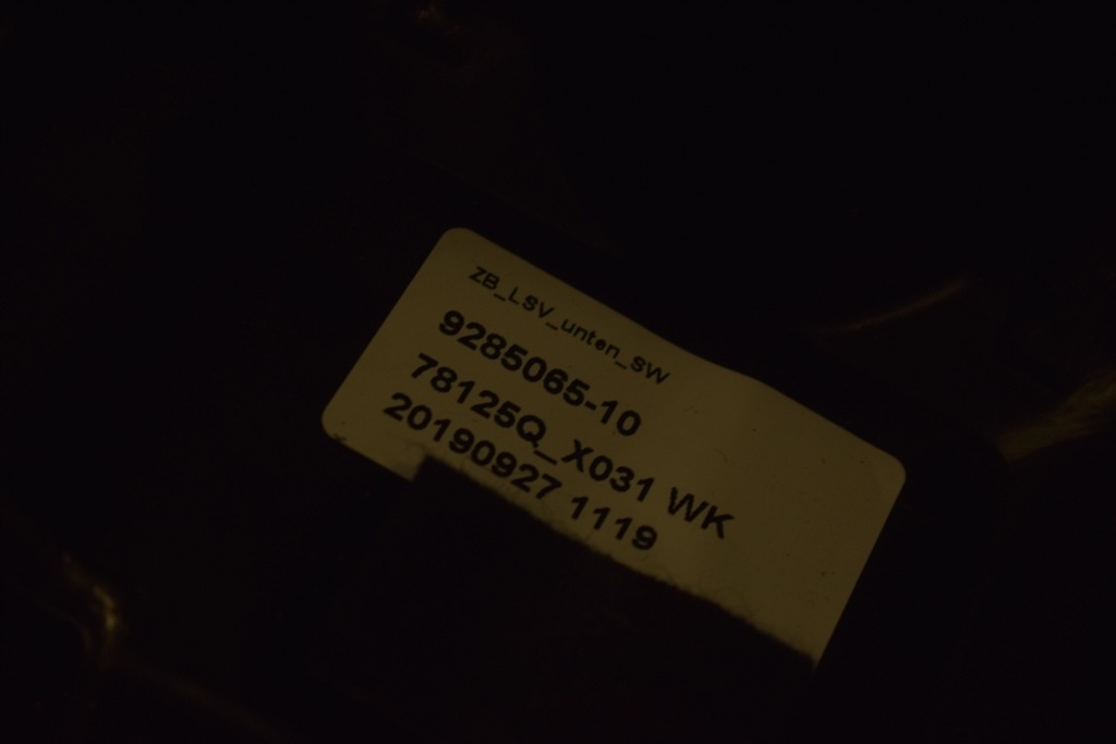 фото №5, Защита механизма рулевой bmw i3 i01 9285065 electric 125kw 2019