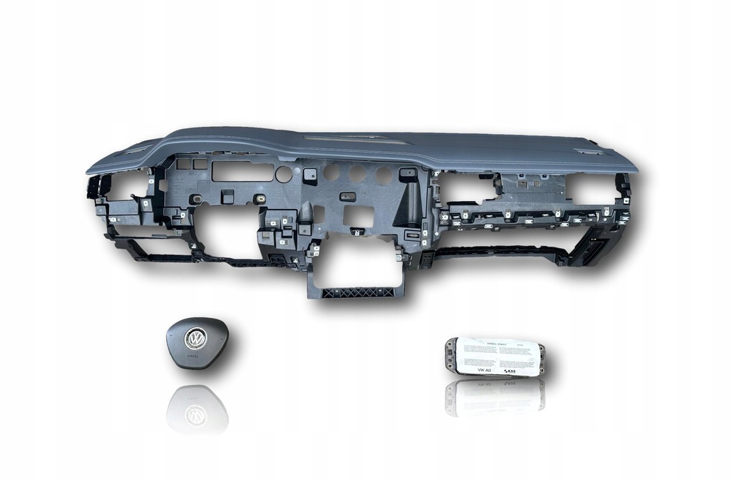 фото №1, Volkswagen touareg iii панель приладів консоль подушка безпеки