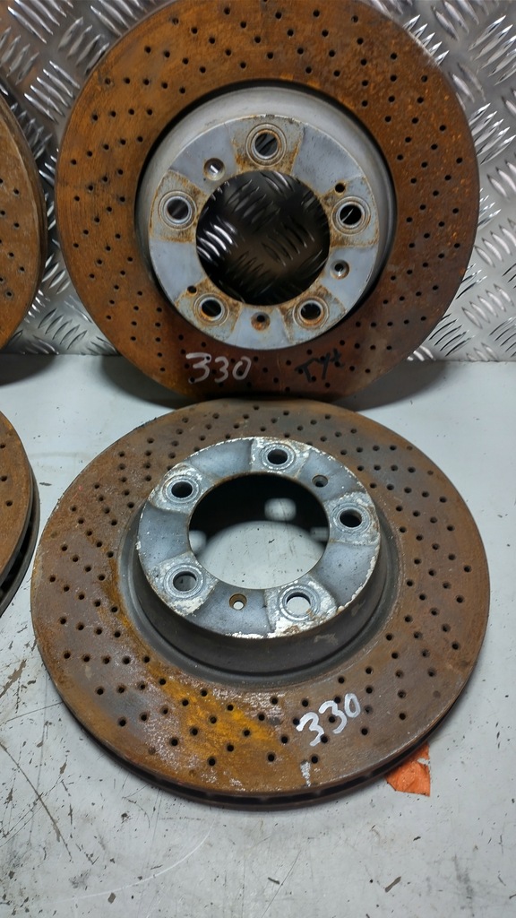 фото №14, Porsche carrera s 911 997 тормозные диски тормозные суппорты brembo 330mm