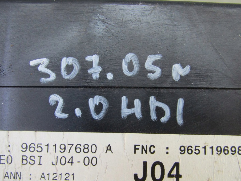 фото №14, 307 2.0 hdi 05r модуль bsi коробка запобіжників 9651197680 9651196980