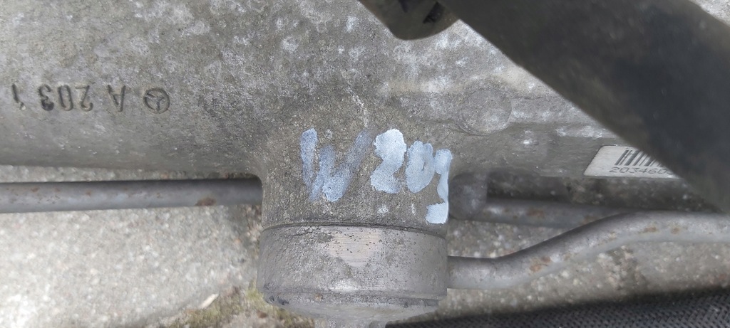 фото №7, Mercedes w203 3,0 w2034603500 трансмиссия рулевая рулевая рейка 2034603500