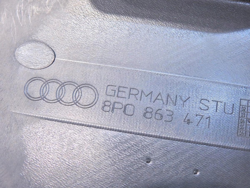 фото №6, Защита поперечина заднего задняя audi a3 8p 3d 8p0863471