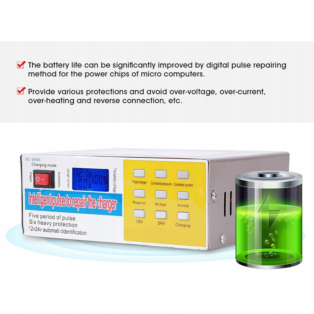 фото №10, Зарядное устройство автомобильная inteligentna ремонт