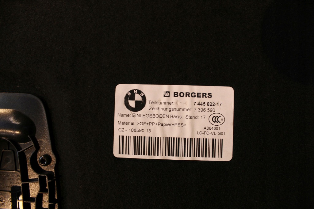 фото №10, Bmw x3 g01 f97 пол обивка багажника bładna!