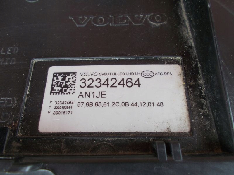 фото №9, Volvo v90 s90 lift левая лампа передняя full led