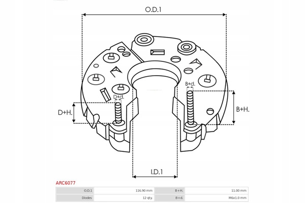 фото №3, Выпрямитель, генератор as-pl arc6077