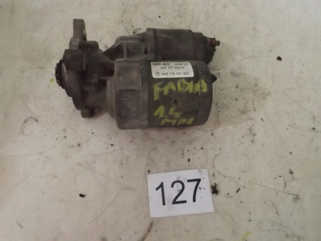 фото №1, Skoda fabia 1 стартер 1,4 mpi