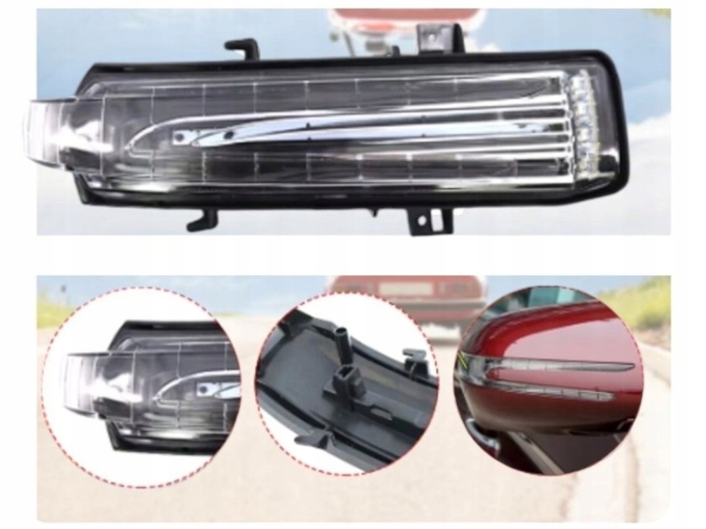 фото №2, Поворотник правий поворотник дзеркало do mercedes w207 w219 r230 r171