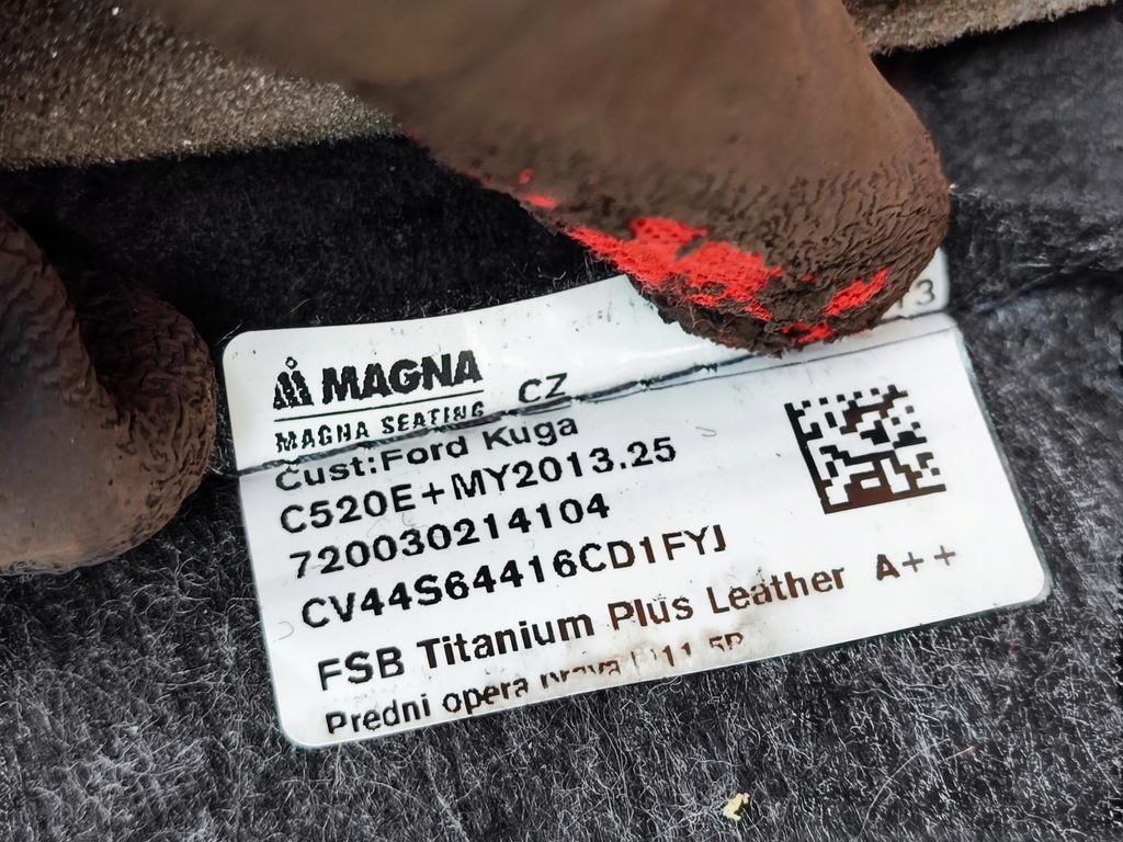 фото №11, Kuga mk2 спинка сидіння правого шкіра сидіння правий