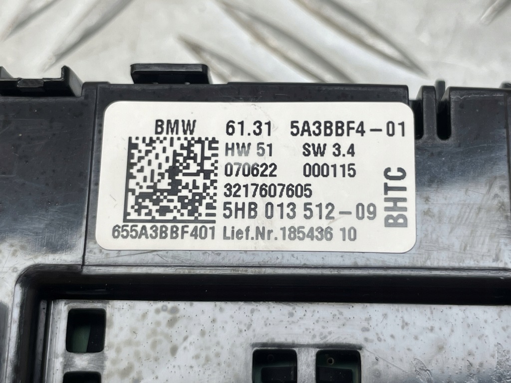 фото №16, Bmw оригинальный номер 5a3bbf4 3' g20 g21 4' g22 переключатель панель кондиционера обдув