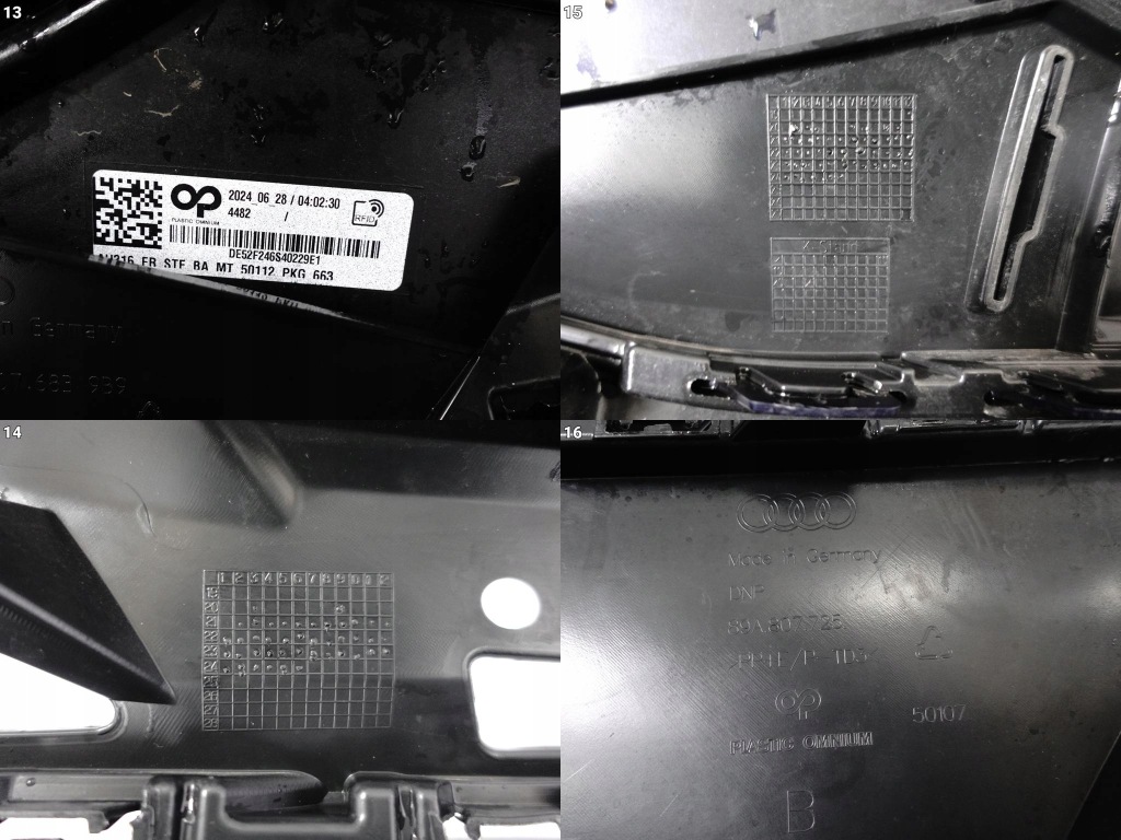 фото №14, Audi q4 e-tron 89a f4 21- бампер решітка радіатора решітка радіатора спойлер решітка накладка перед