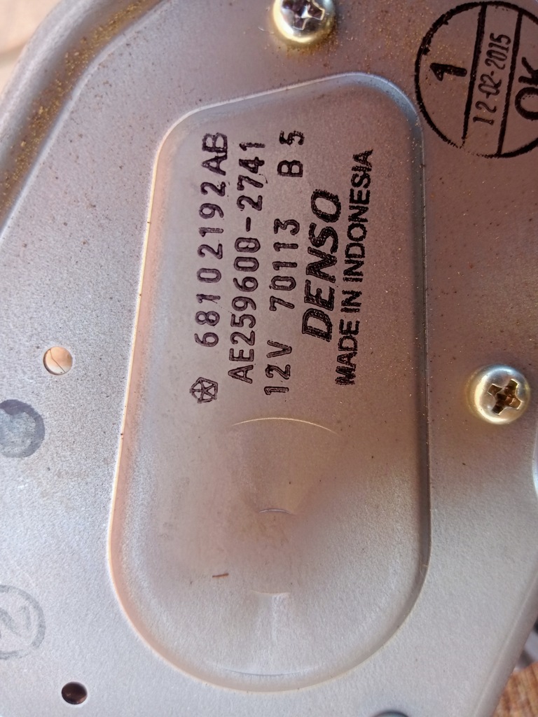 фото №9, Jeep cherokee kl liberty 13-18r моторчик дворники задняя 68102192ab