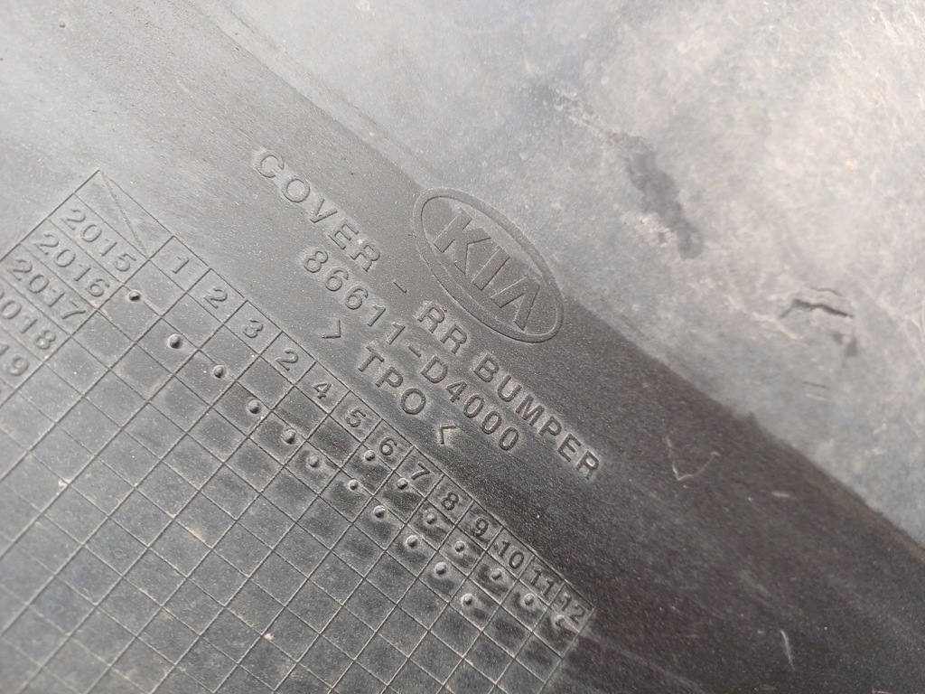 фото №10, Kia optima 4 iv sedan 15- бампер задний задняя 86611d4000