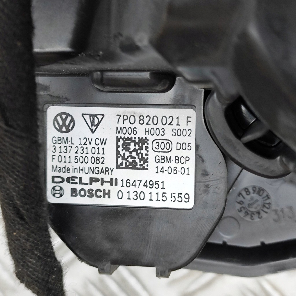 фото №8, Porsche cayenne 92a 2014 вентилятор обдув / повітродувка