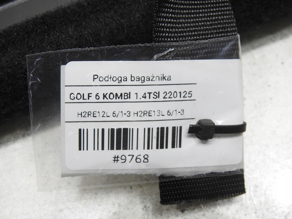 фото №6, Підлога багажника vw golf vi 1k9868845