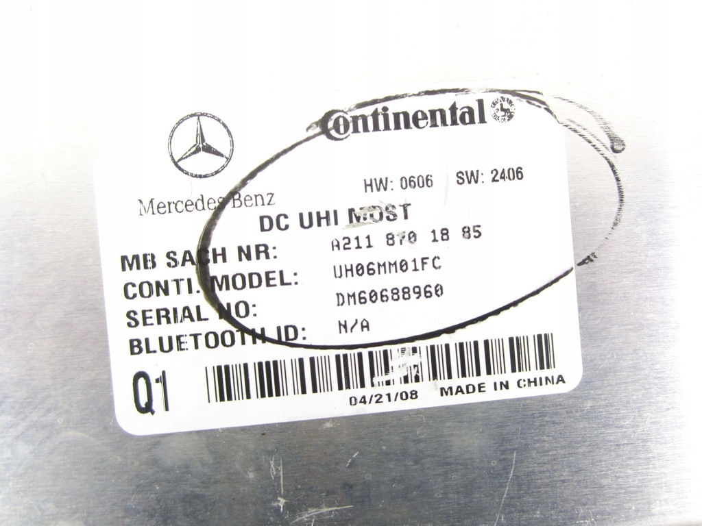 фото №2, Модуль bluetooth mercedes gl x164 ml w164